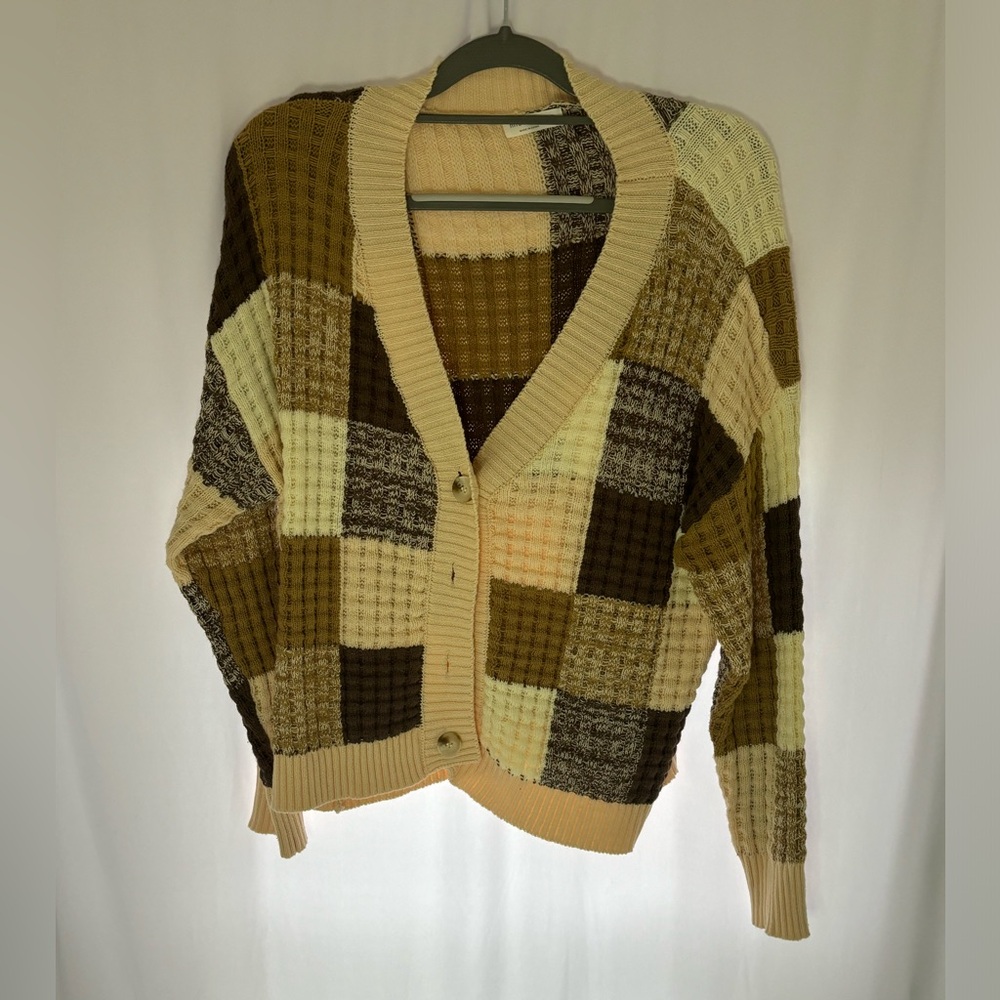 Checkered sweater